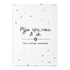 Mockup Opa, Oma En Ik Hardcover Zwart Wit