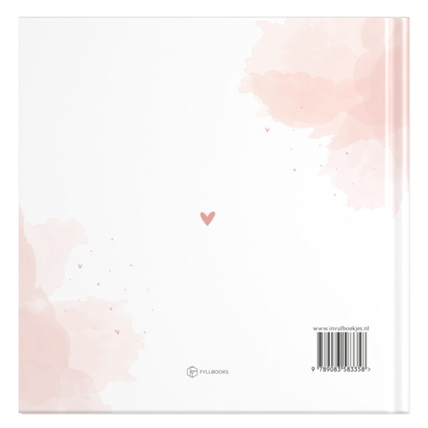 Mockup Achterkant Watercolour Roze Uitsprakenboekje
