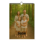 Mockup Jaarkalender 2026 A4 Staand Voorkant Photo