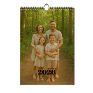 Mockup Jaarkalender 2026 A4 Staand Voorkant Photo