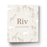 Personalisatie Bewaarmap Geboortekaartjes African Animals