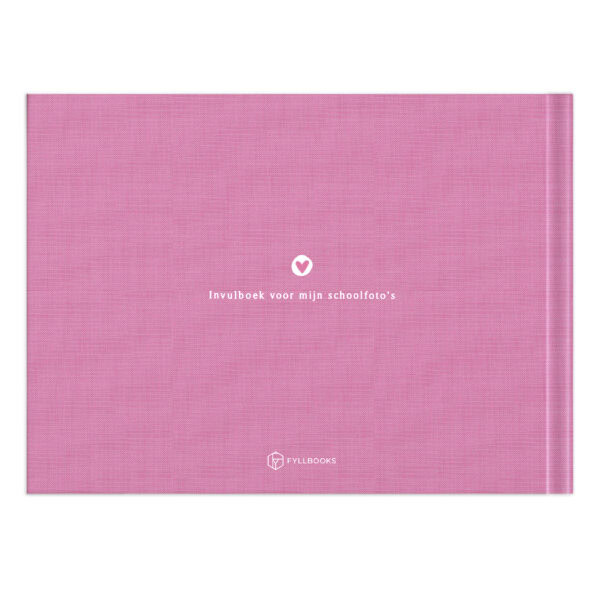 Schoolfotoboek Mockup Achterkant Def Linnen Roze Def