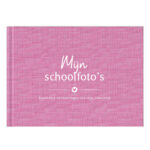Schoolfotoboek Mockup Voorkant Def Linnen Roze Def