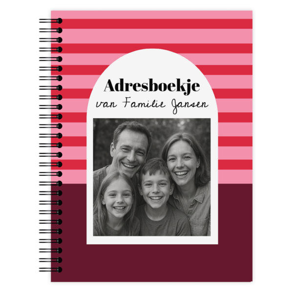 Adresboekje Cherry Stripes