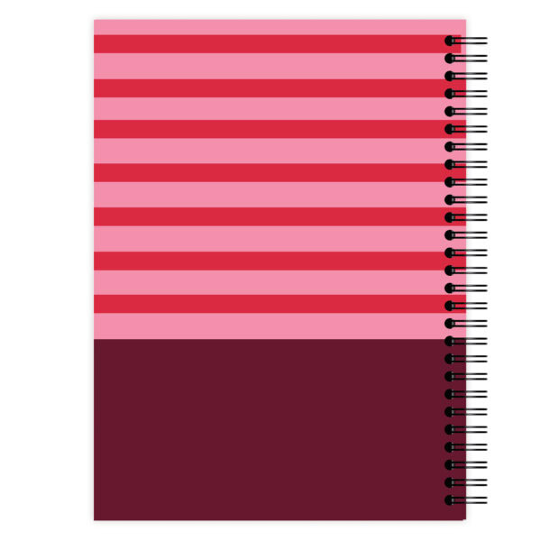 Adresboekje Cherry Stripes Achterkant