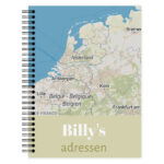 Adresboekje Land Map