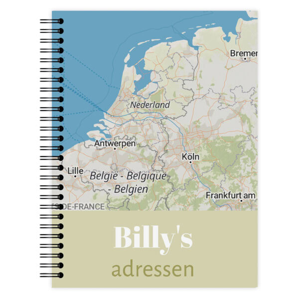Adresboekje Land Map