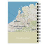 Adresboekje Land Map Achterkant