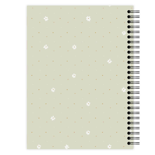 Budgetplanner Soft Flowers Achterkant