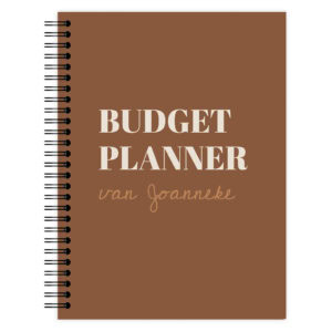 Budgetplanner Chocolate Brown