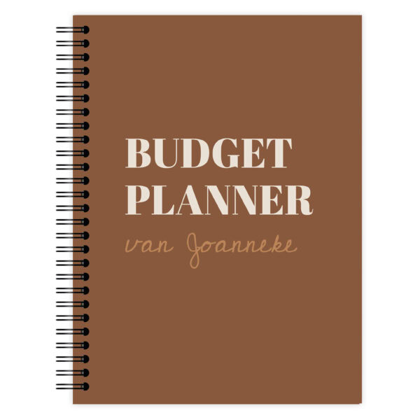 Budgetplanner Chocolate Brown