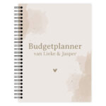 Budgetplanner Watercolour Beige