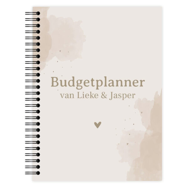 Budgetplanner Watercolour Beige