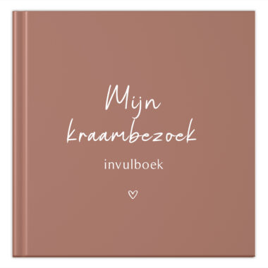 Kraambezoekboek Roest Roze