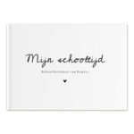 Schoolfotoboek Mockup Cover Zwart Wit