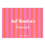 Schoolfotoboek Mockup Voorkant Def Leerkrachten Pink Stripes
