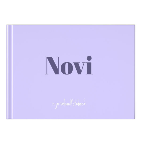Schoolfotoboek Mockup Voorkant Def Lila Love
