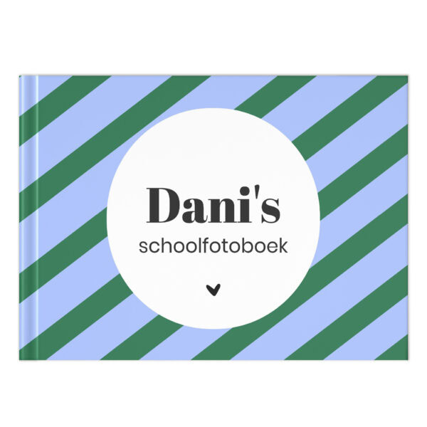 Schoolfotoboek Mockupv Oorkant Cool Stripes