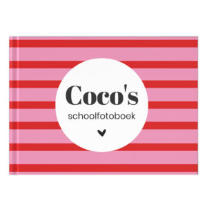 Schoolfotoboek Mockupv Oorkant Sweet Stripes