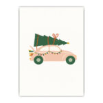 Kaart Christmas Car