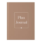 Mockup A5 Hardcover Plan Journal Mokka