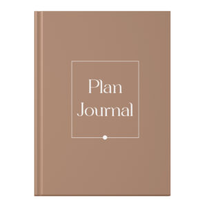 Mockup A5 Hardcover Plan Journal Mokka