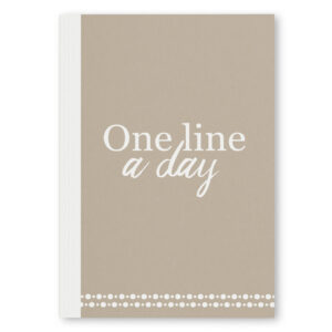 Mockup One Line A Day Taupe