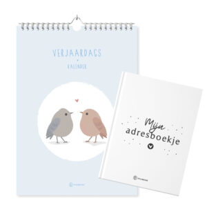 Kalender + Adresboekje Birds