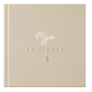 Mockup Voorkant Babyboek Sunkissed Sand