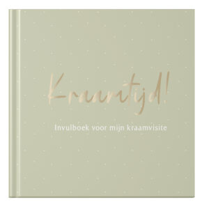 Kraambezoekboek Pistache Goudfolie