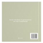 Kraambezoekboek Pistache Goudfolie Achterkant