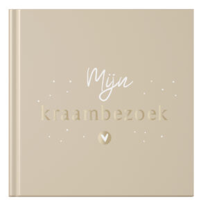Kraambezoekboek Sunkissed Sand Met Goudfolie Voorkant