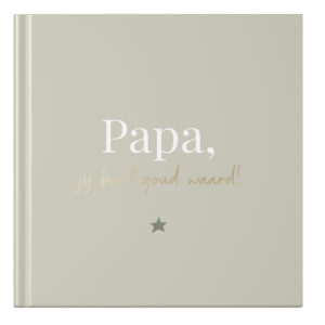 Mockup Papa Jij Bent Goud Waard Voorkant