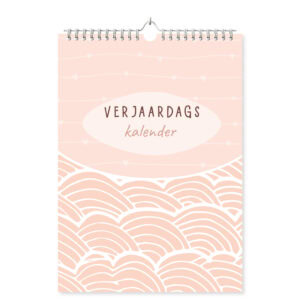Mockup Verjaardagskalender 3 Pastel Prints Voorkant
