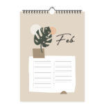 Mockup Verjaardagskalender Botanic Wisdom Binnenwerk 2