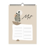 Mockup Verjaardagskalender Botanic Wisdom Binnenwerk 3