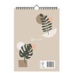 Mockup Verjaardagskalender Botanic Wisdom Achterkant