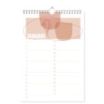 Mockup Verjaardagskalender Geboortebloemen Binnenwerk 1