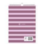 Mockup Verjaardagskalender Gekleurde Patronen Achterkant