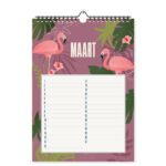 Mockup Verjaardagskalender Jungle Binnenwerk 2