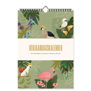 Mockup Verjaardagskalender Jungle Voorkant