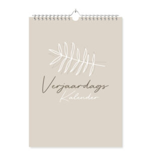 Mockup Verjaardagskalender Nordic Nature