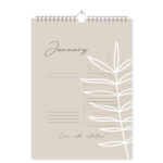 Mockup Verjaardagskalender Nordic Nature Binnenwerk