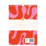 Mockup Verjaardagskalender Trendy Disco Achterkant