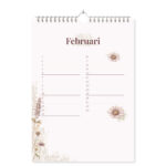 Mockup Verjaardagskalender Wilde Bloemen Binnenwerk 2