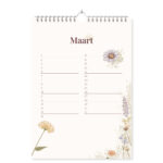 Mockup Verjaardagskalender Wilde Bloemen Binnenwerk 3