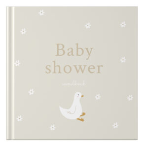 Mockup Gansje Babyshowerboek