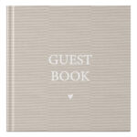 Mockup Voorkant Zand Linnen Guestbook